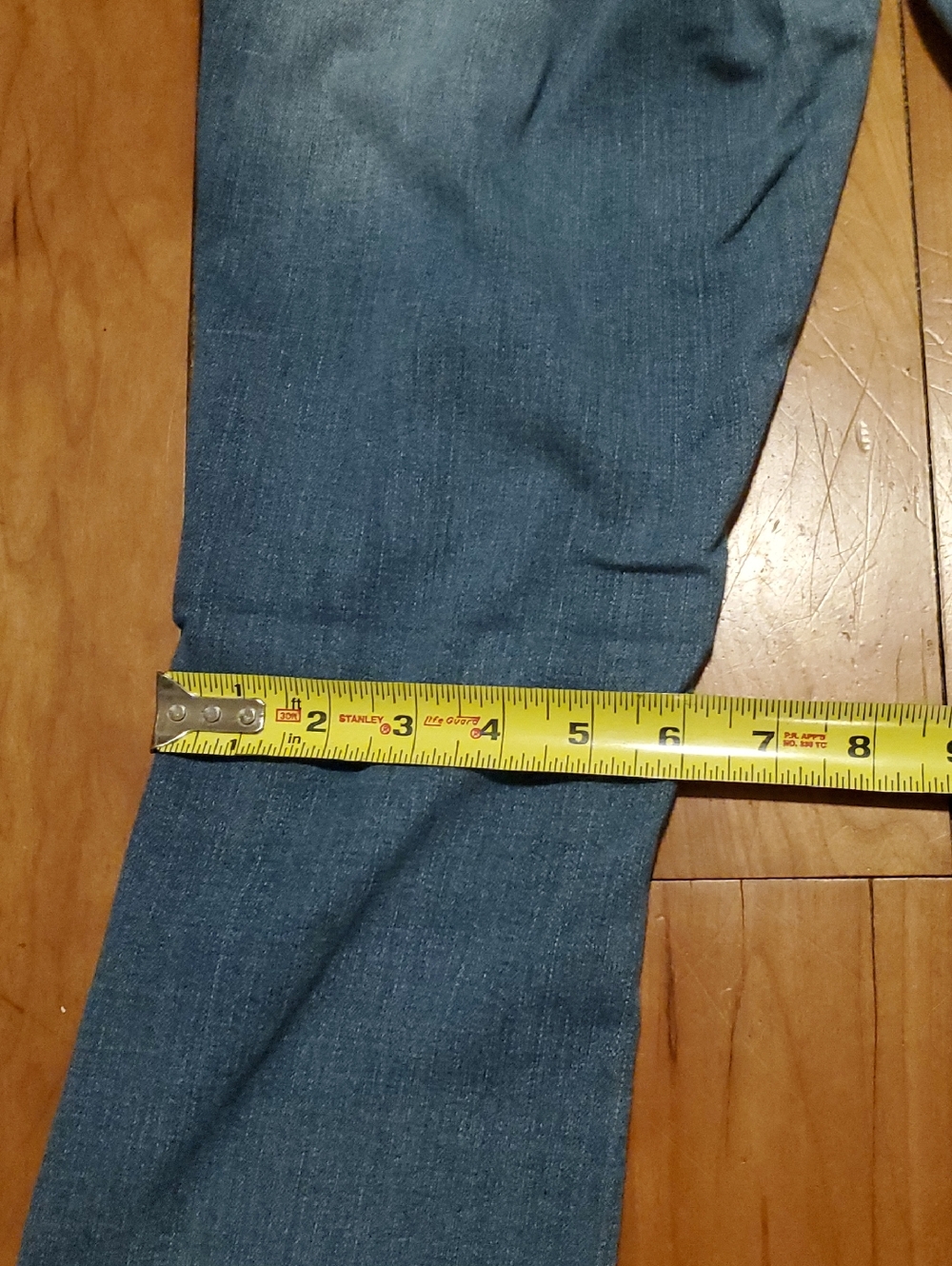 Apt. 9  Beautifully Embelished Women's Light Blue Flare Jeans - Picture 13 of 15